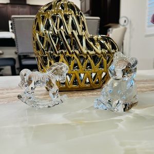 Princess House Figurines (Bear & Rocking Horse)